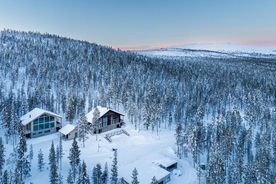 Property building, Day, Natural landscape, Bird's eye view, Winter