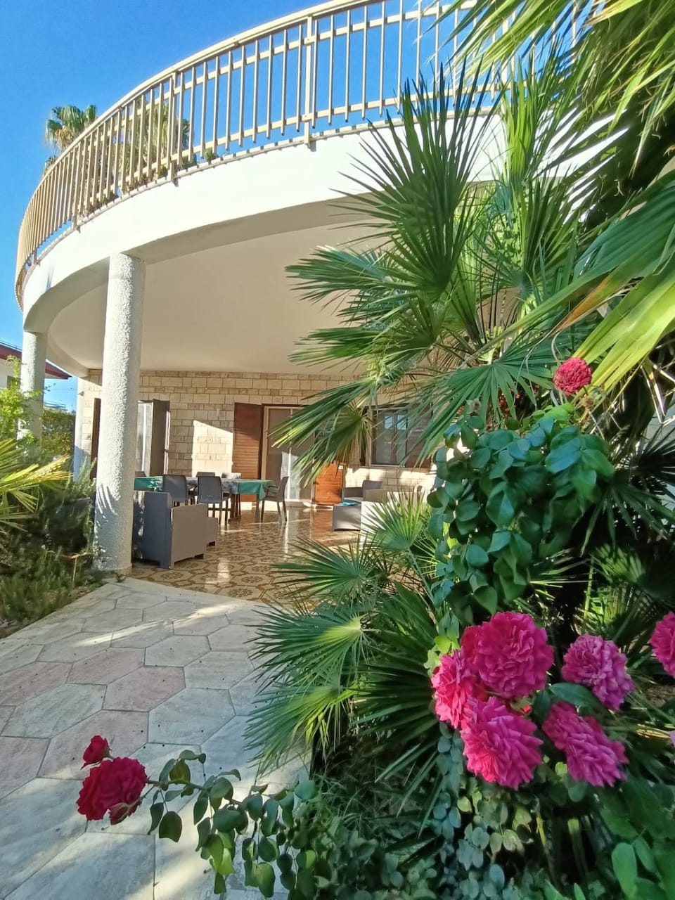 Property building, Patio, Day, Garden, View (from property/room), Garden view