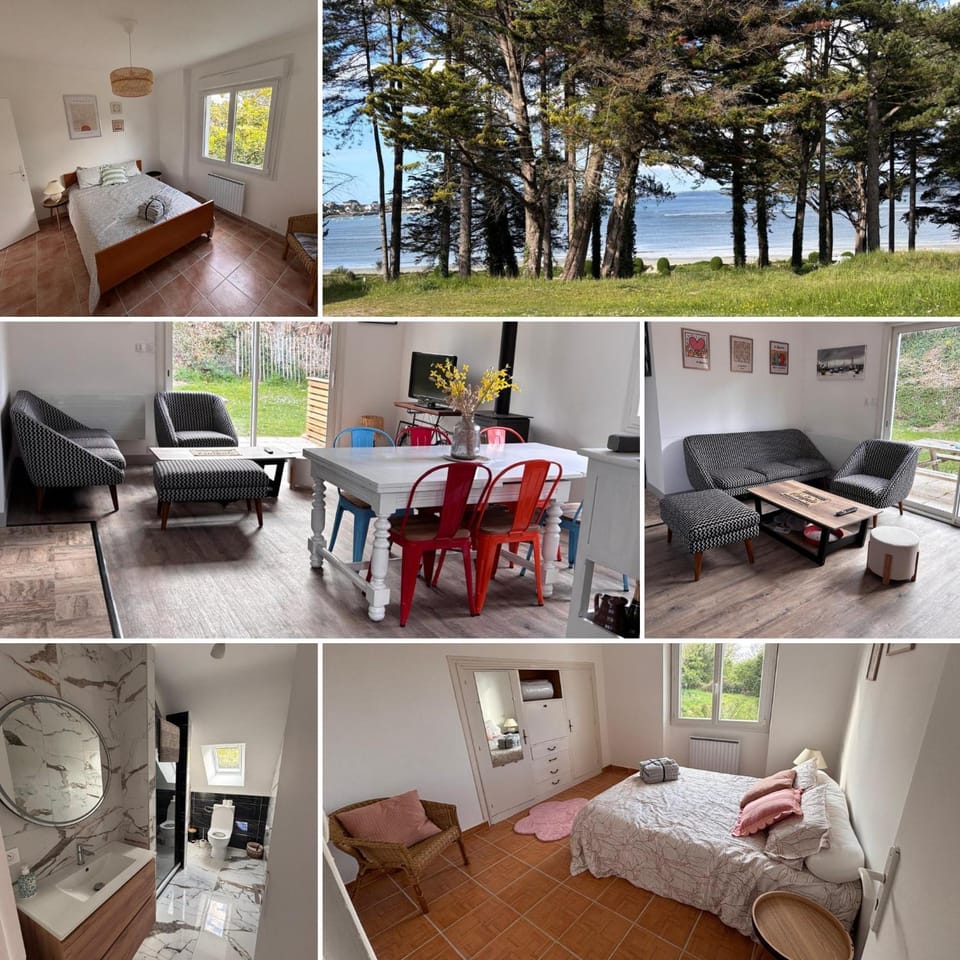 Bathroom, Living room, Photo of the whole room, Dining area, Bedroom, Garden view, Sea view, pet friendly