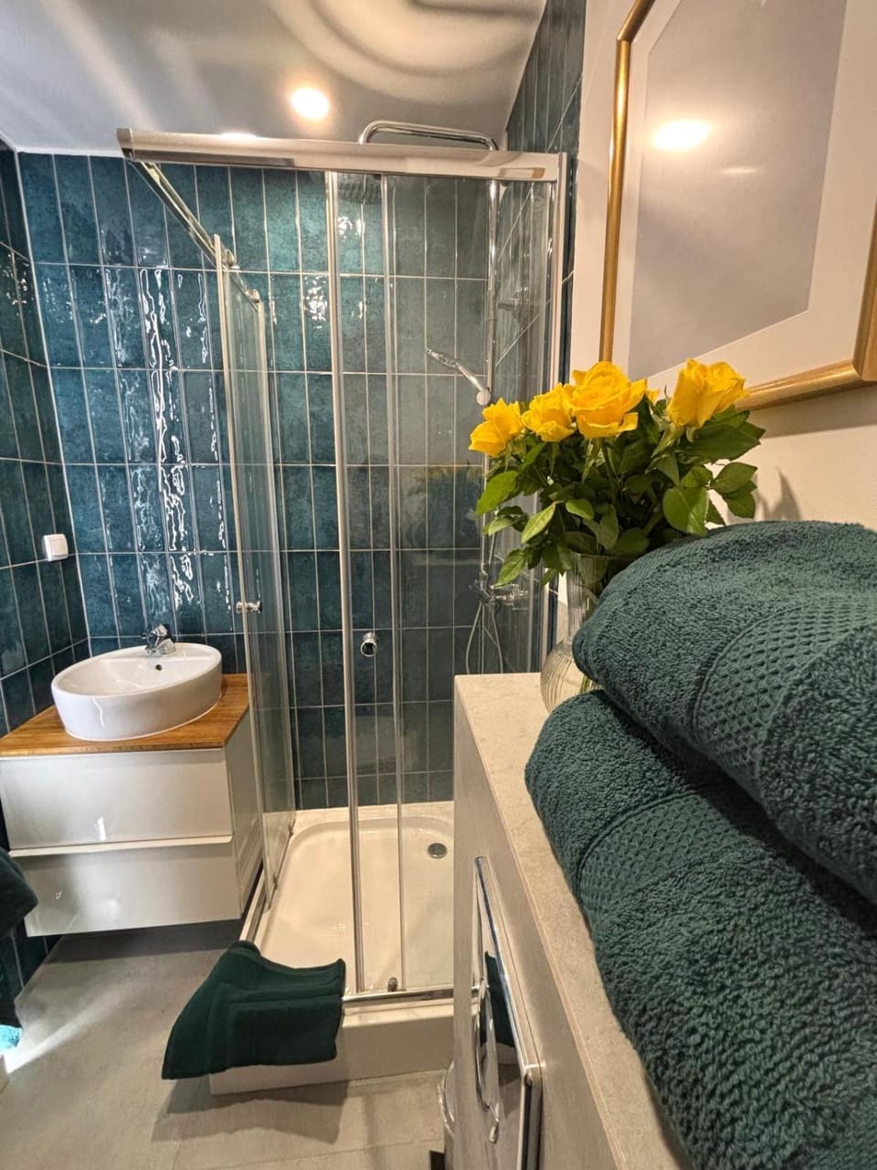 Shower, Toilet, Bathroom, towels