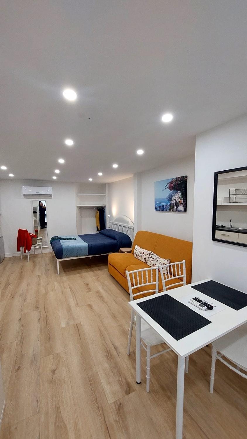 Bed, Living room, Photo of the whole room