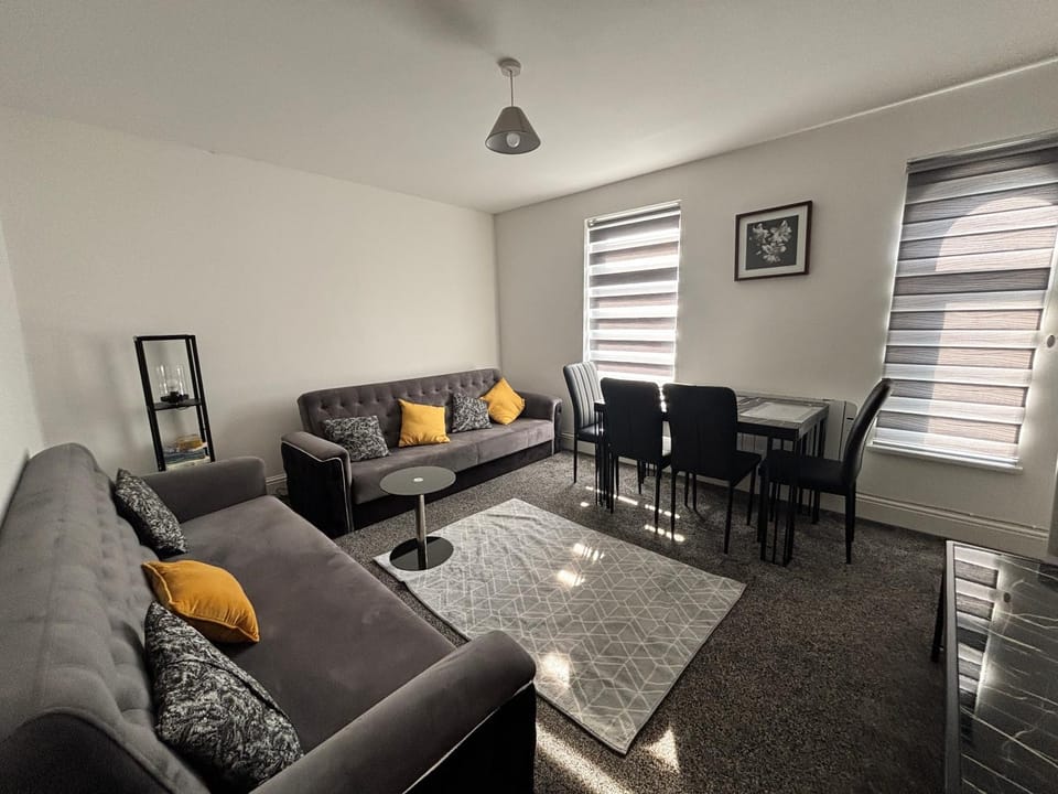 Living room, Seating area, Dining area