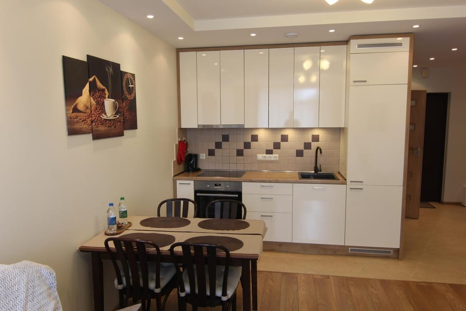 Kitchen or kitchenette, Dining area, oven, stove