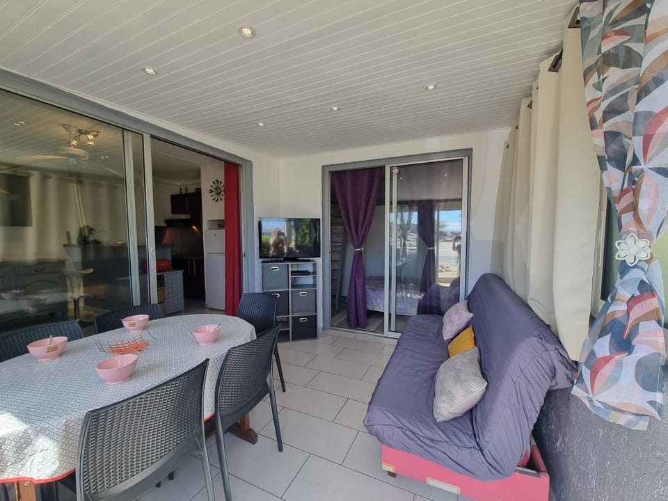 EMPLACEMENT IDEAL, CLIM Appart Maisonnette 4p , au pied de la plage et du Lydia Apartment in Le Barcarès