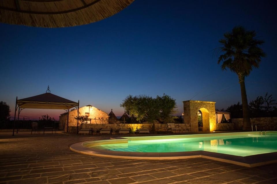 Authentic Apulian Oasis inside Trulli with pool Villa in Apulia