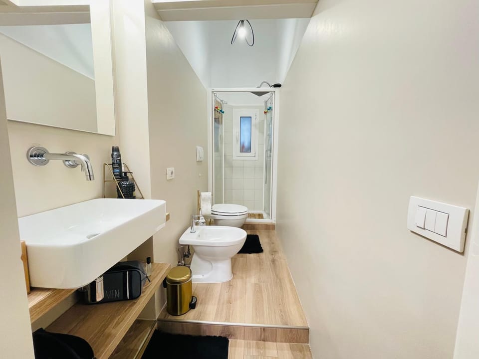 Shower, Toilet, Bathroom, towels