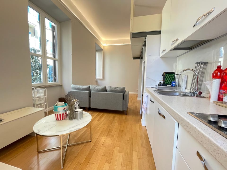 Kitchen or kitchenette, Living room, Seating area, Dining area, dishwasher, minibar, pet friendly, stove