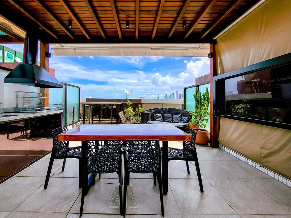 Cobertura com jacuzzi a 130m da praia de Tambaú Apartment in João Pessoa