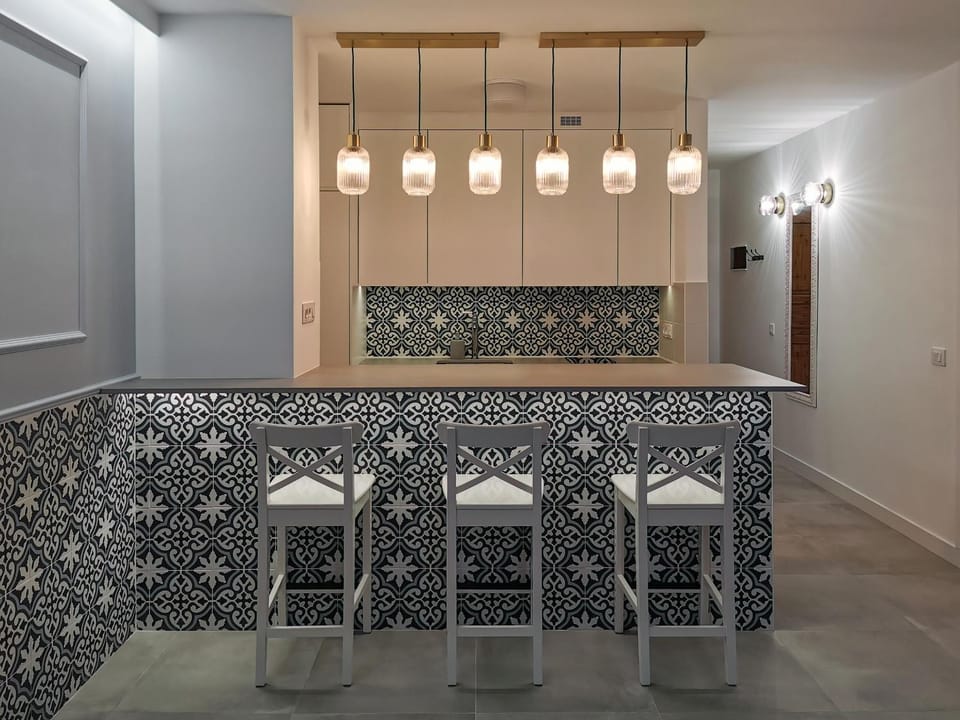 Kitchen or kitchenette, Living room