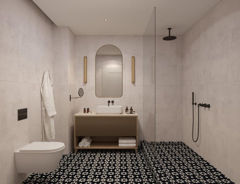 Shower, Toilet, Bathroom, towels