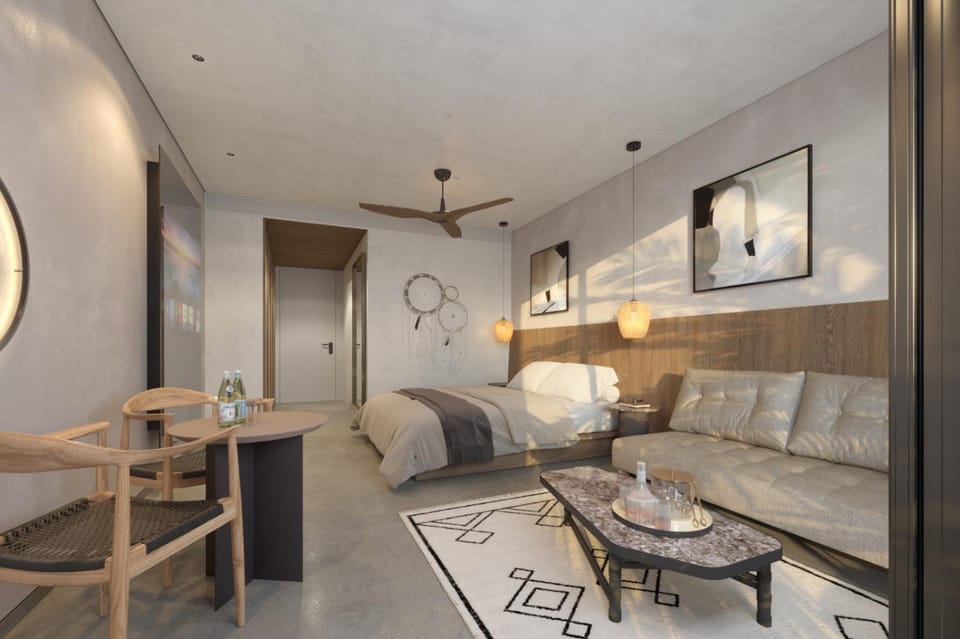 Bed, Photo of the whole room, Seating area, Bedroom