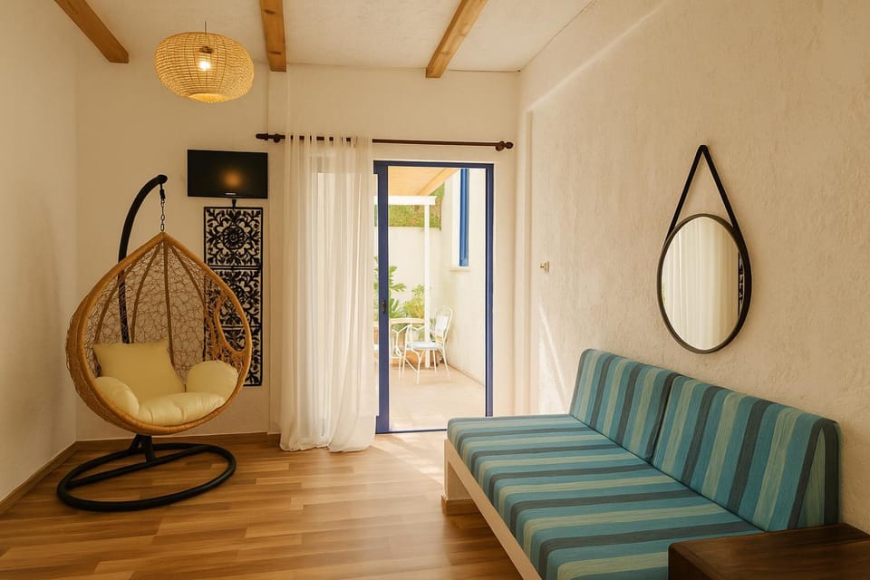 Blue Cactus village center Apartment in Crete