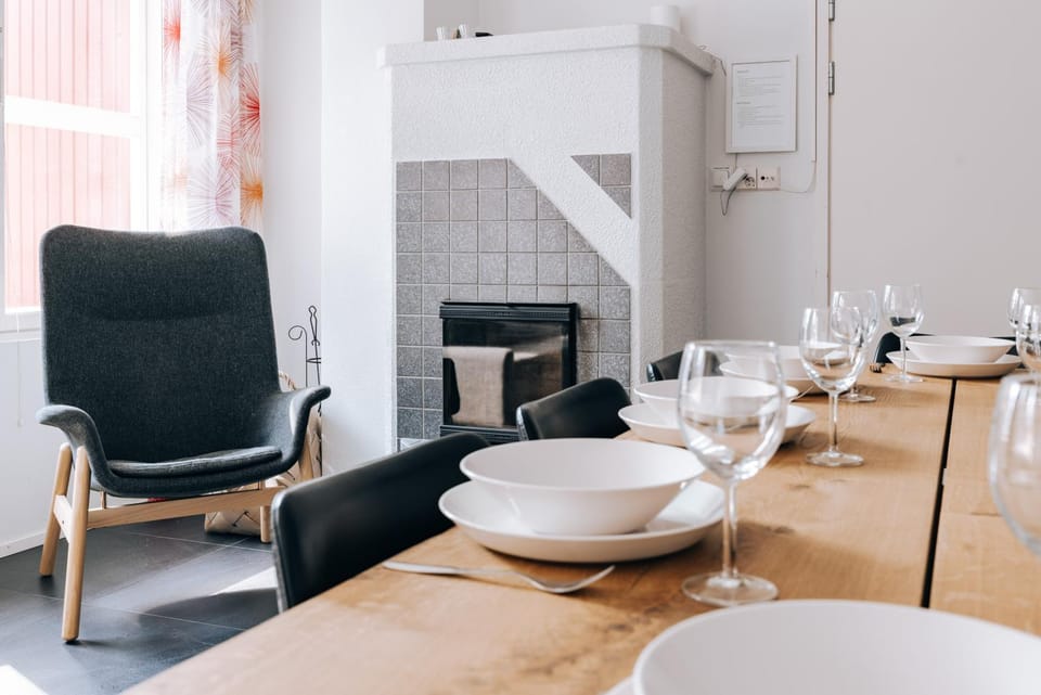 Living room, Seating area, Dining area