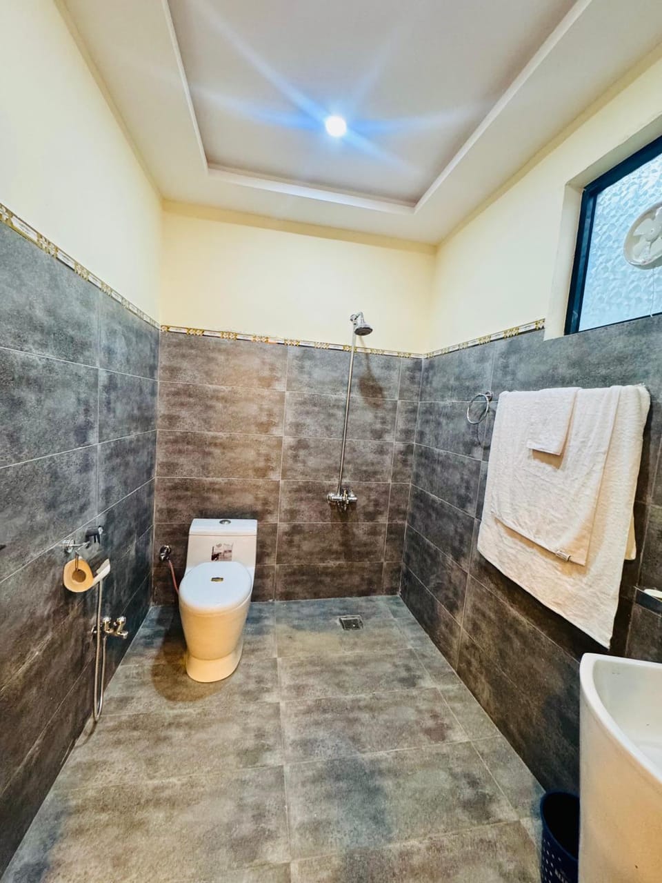 Shower, Bathroom, towels