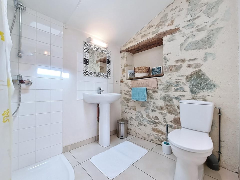 Shower, Toilet, Bathroom, towels