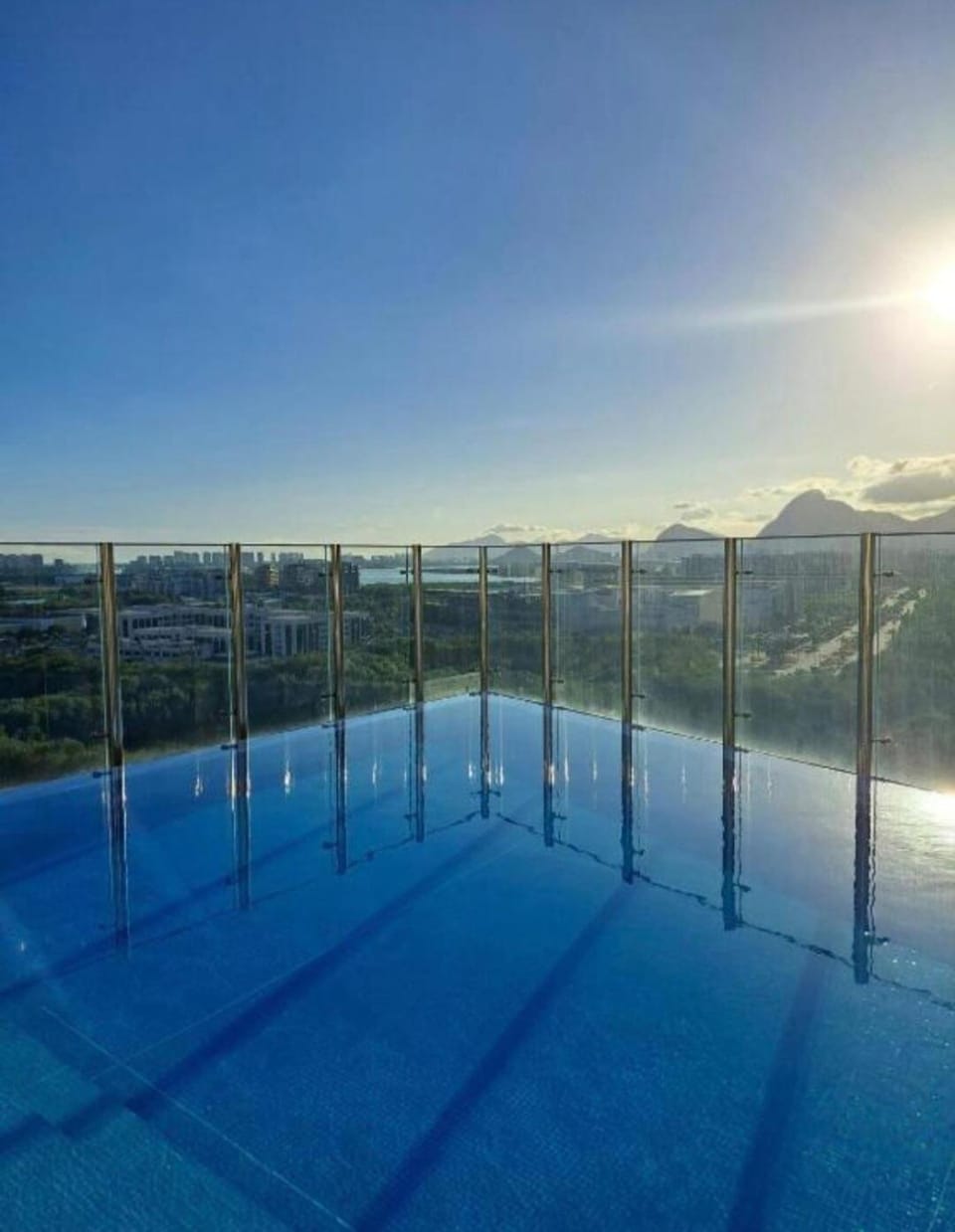 Natural landscape, Mountain view, Pool view, Swimming pool