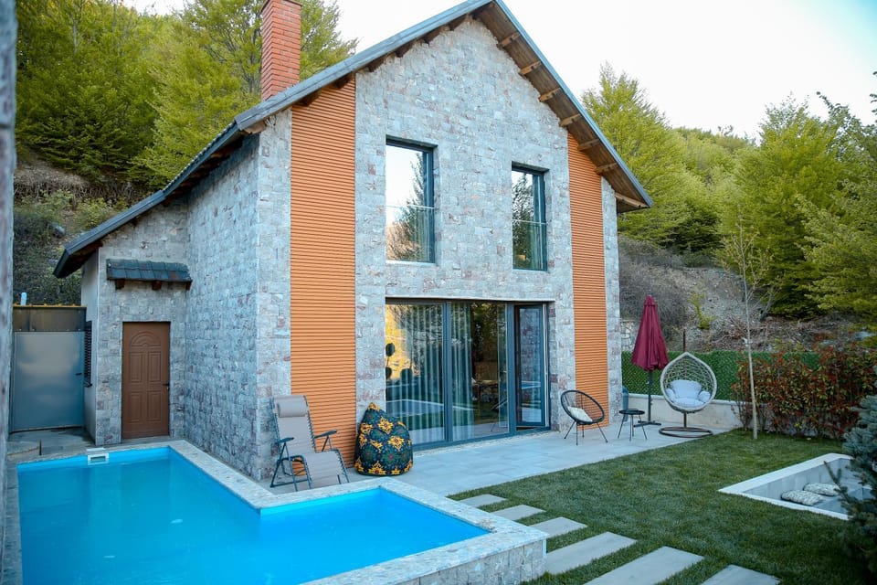 Natural landscape, Garden view, Pool view