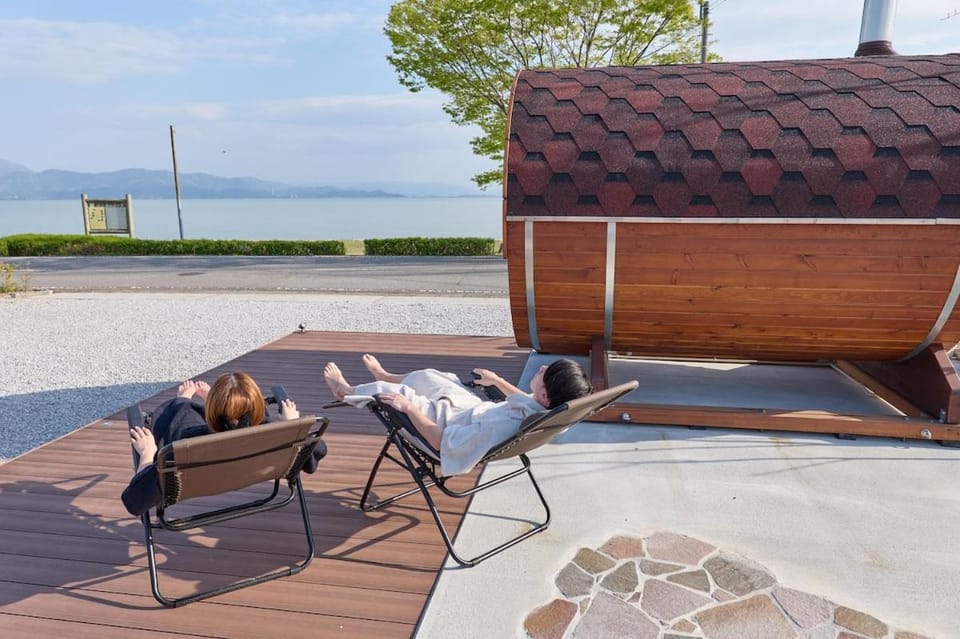 Patio, Day, Natural landscape, Lake view