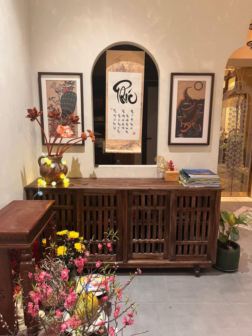 Living room, Lobby or reception, Decorative detail