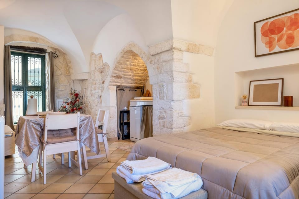 Property building, Living room, Bedroom