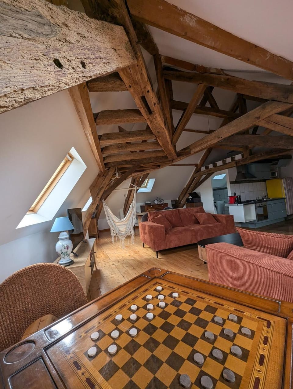 Kitchen or kitchenette, Living room