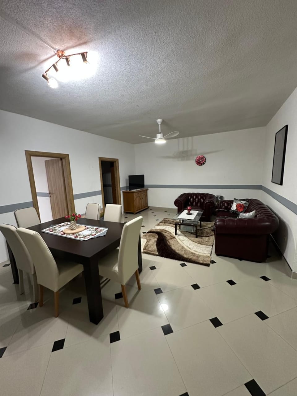 Living room, Seating area, Dining area