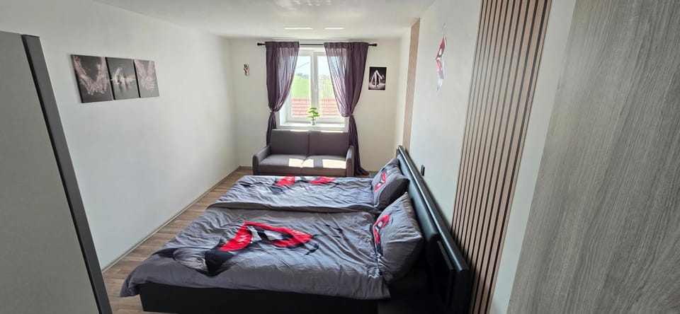 Photo of the whole room, Bedroom, bunk bed