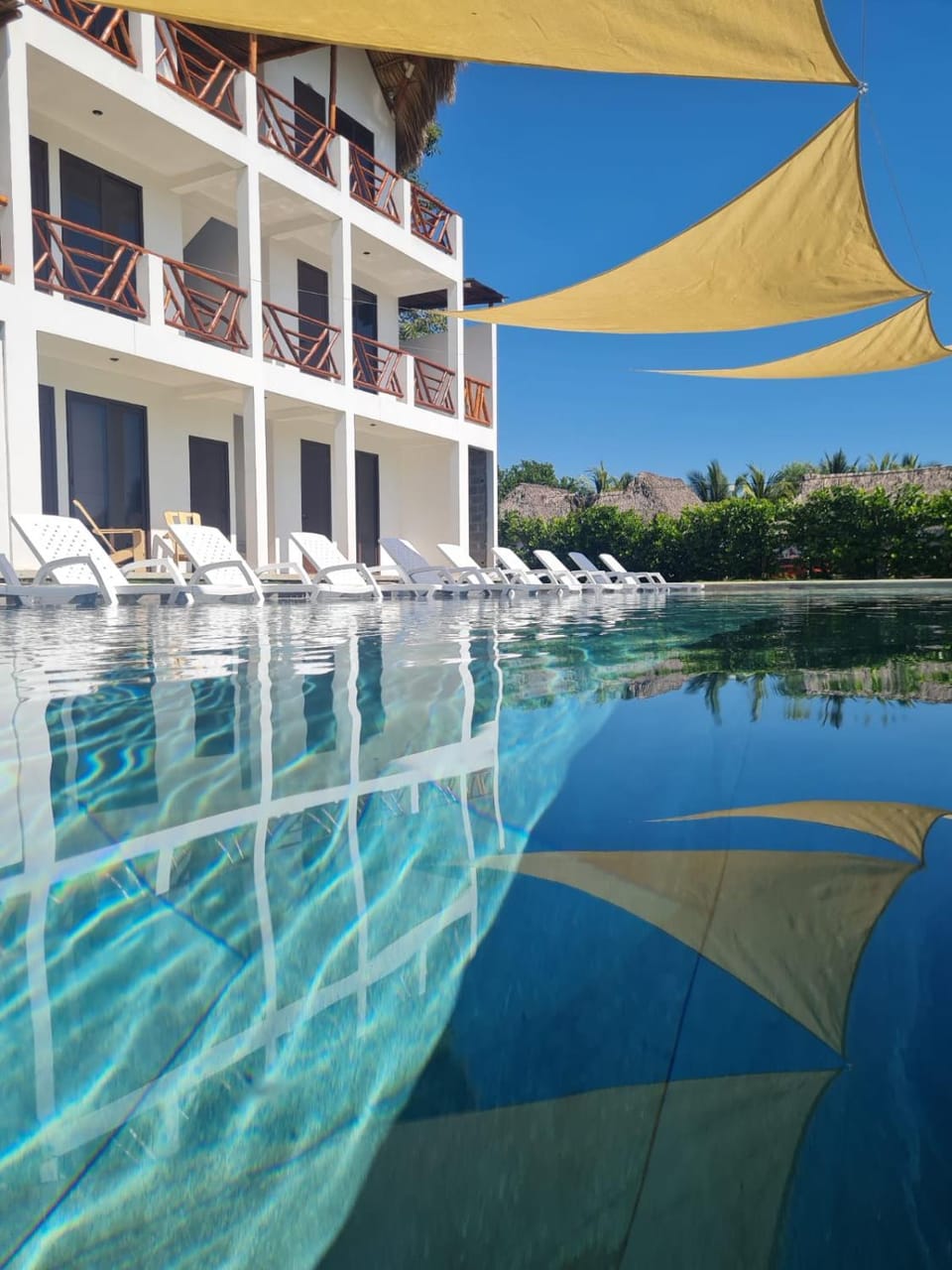 Property building, Pool view, Swimming pool