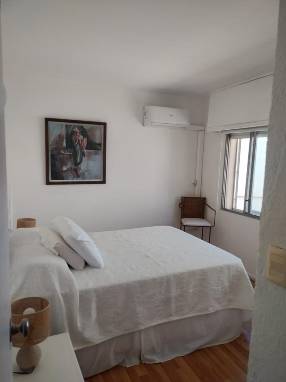 Bed, Natural landscape, Bedroom, Sea view, air conditioner