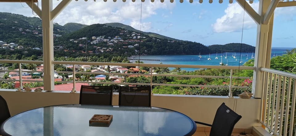 Patio, Dining area, Sea view