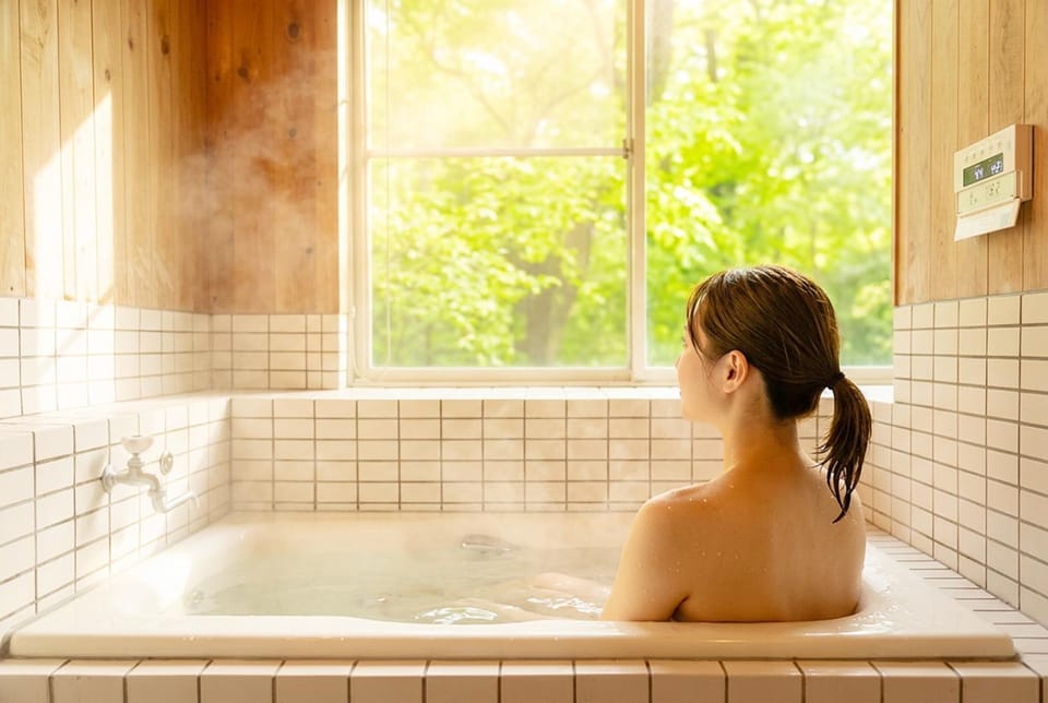 Natural landscape, Hot Tub, Bathroom, Bath