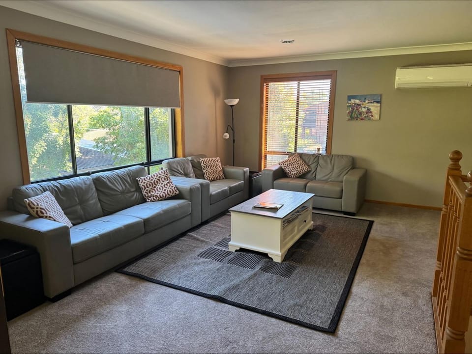 Living room, Seating area, air conditioner