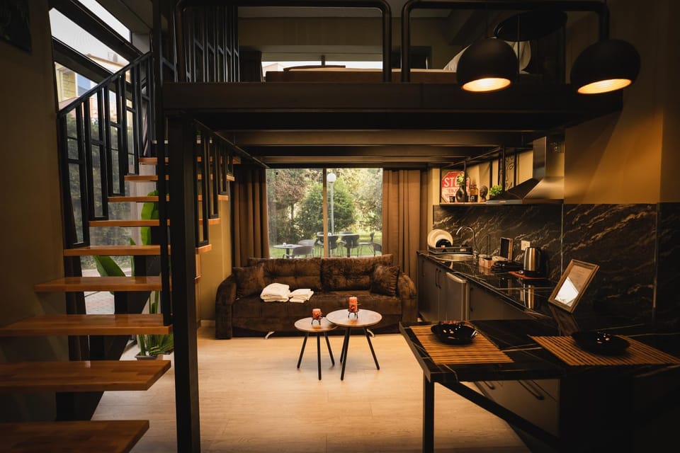 Kitchen or kitchenette, Dining area, stove