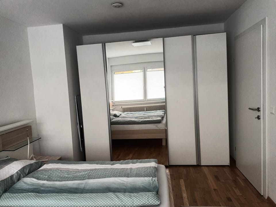 Property building, Living room, Bedroom