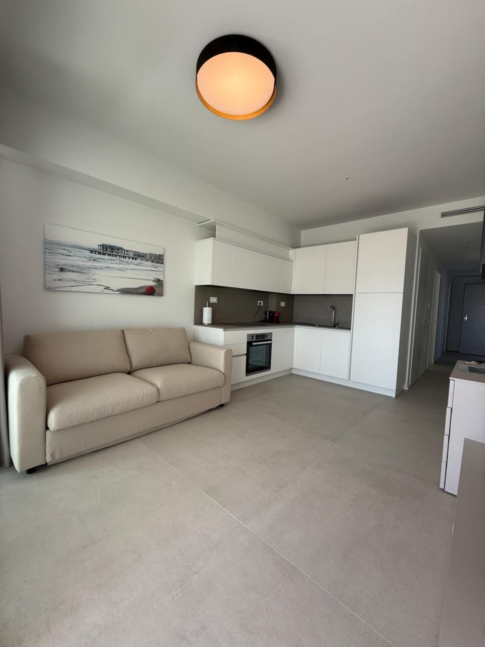 Kitchen or kitchenette, Living room