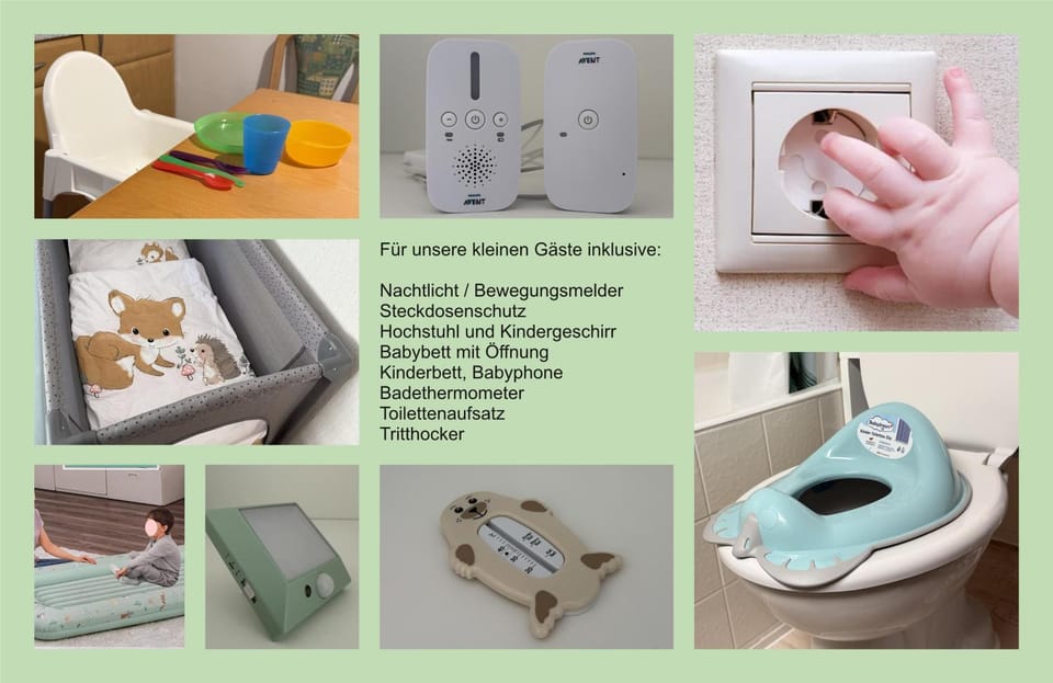 Waldtraum Schwimmbad Sauna Kinderbett wandern Apartment in Goslar
