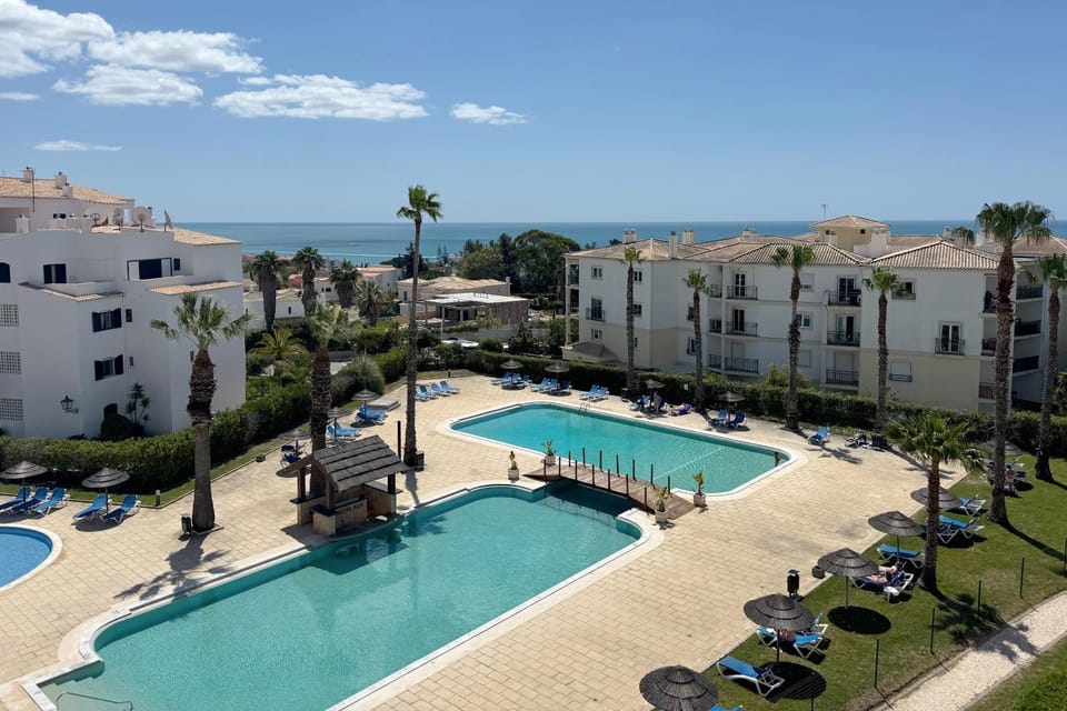Property building, Natural landscape, Pool view, Sea view, Swimming pool
