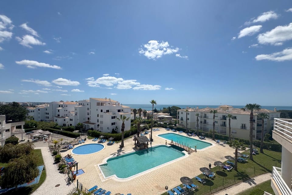 Property building, Natural landscape, Pool view, Sea view, Swimming pool