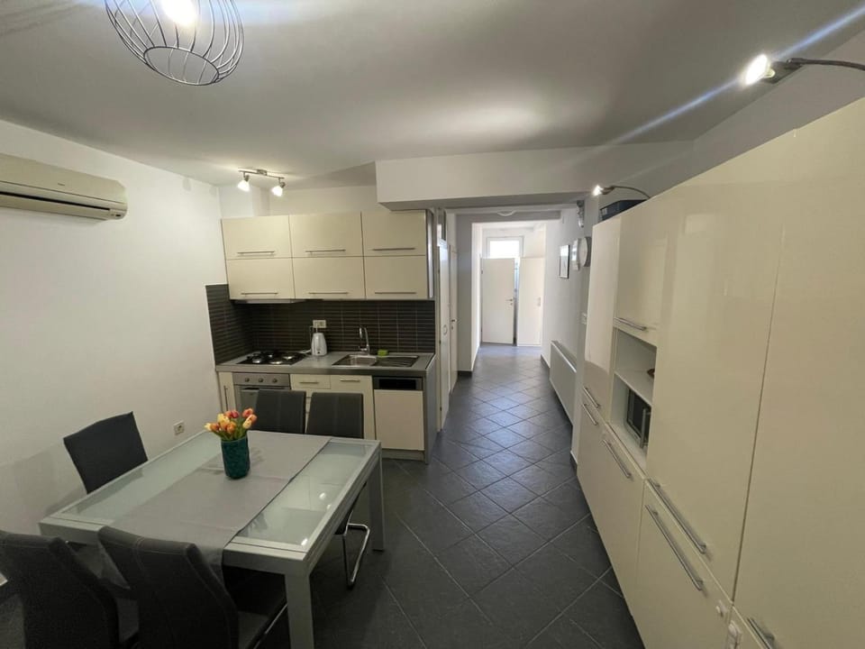 Kitchen or kitchenette, Dining area, oven