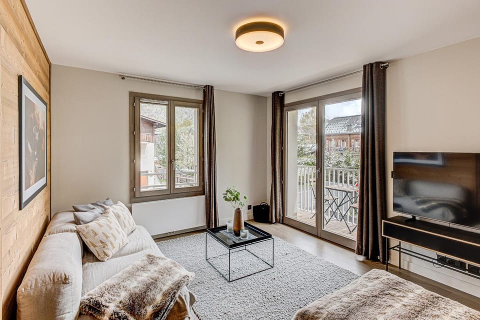 White Pearl Mountains Modern 2-bedroom apartment with great location Apartment in Chamonix