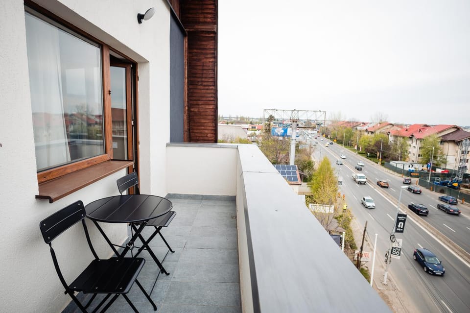 Property building, Day, View (from property/room), Balcony/Terrace, City view, Street view