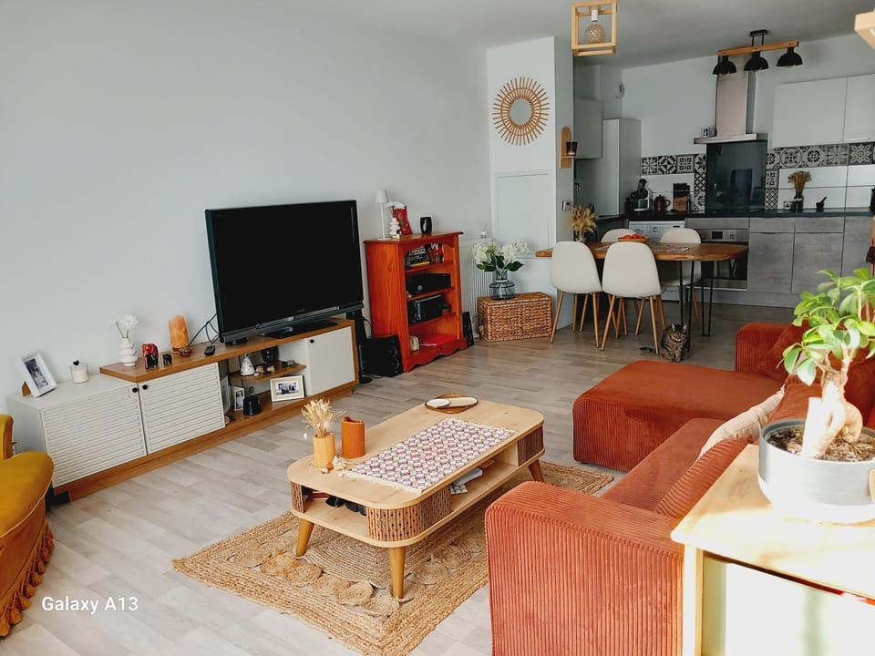 Kitchen or kitchenette, Living room