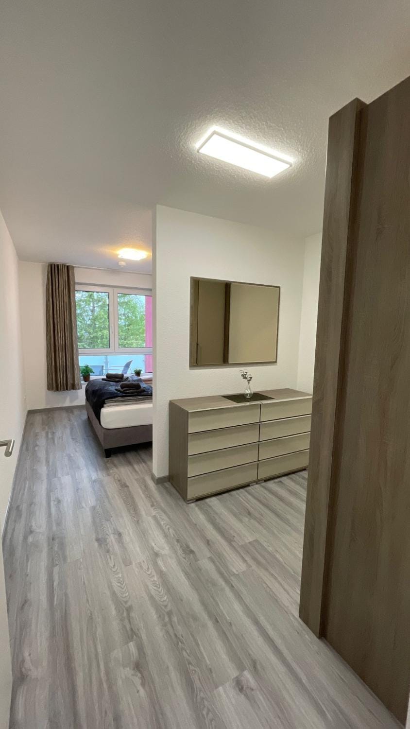 Bed, Photo of the whole room, Bedroom, safe, wardrobe