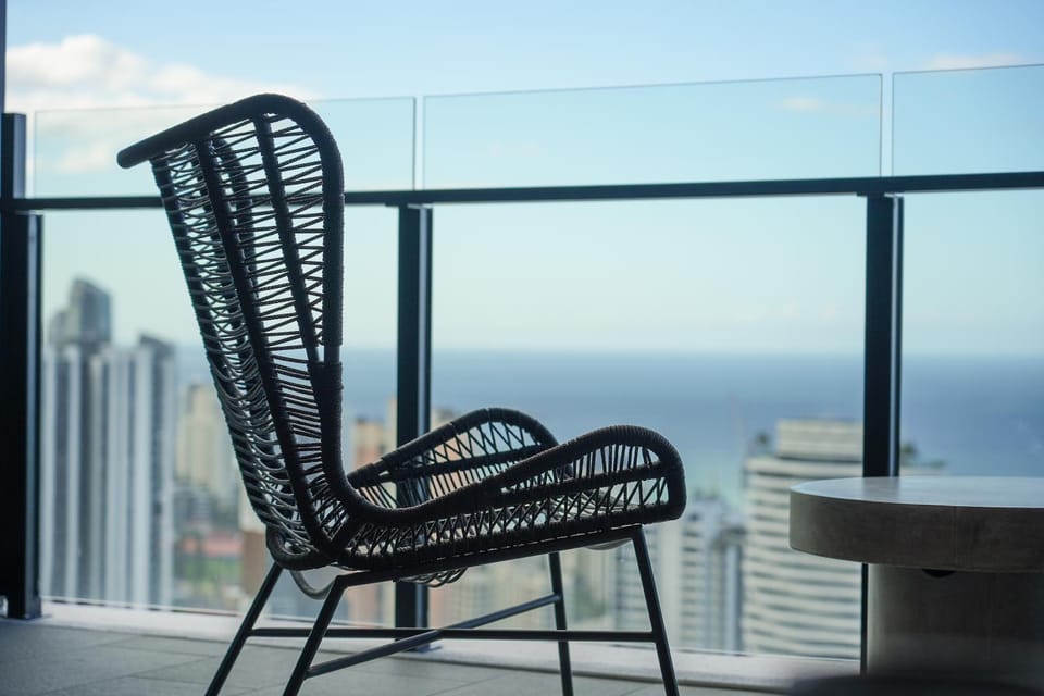 Day, Natural landscape, View (from property/room), Balcony/Terrace, Seating area, Sea view