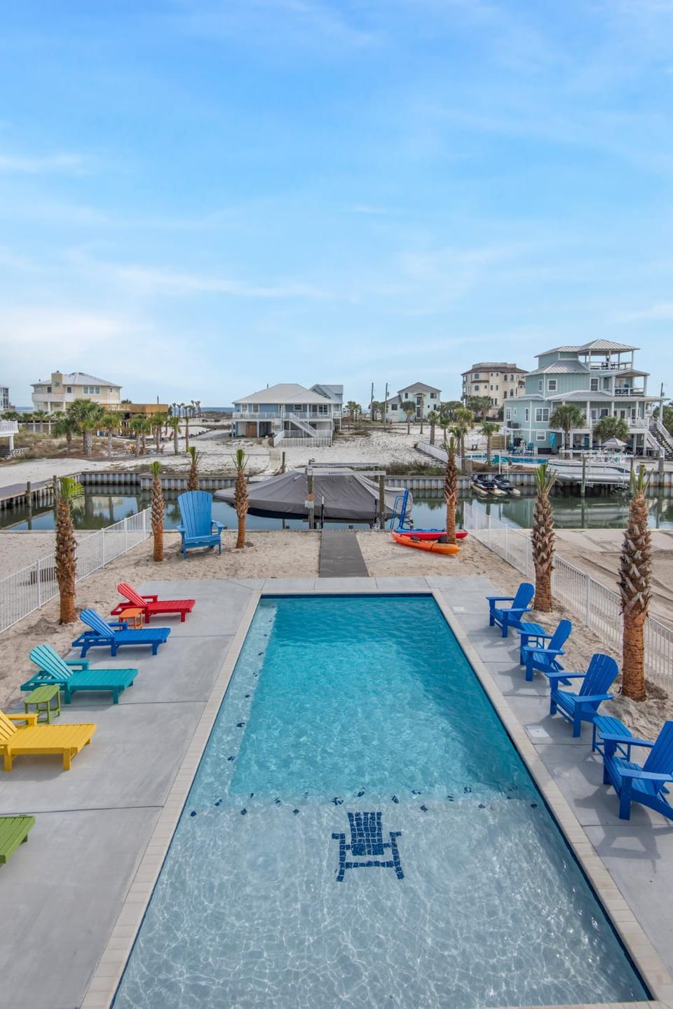 Blue Chair by Gulf Coast Getaways House in Pensacola Beach