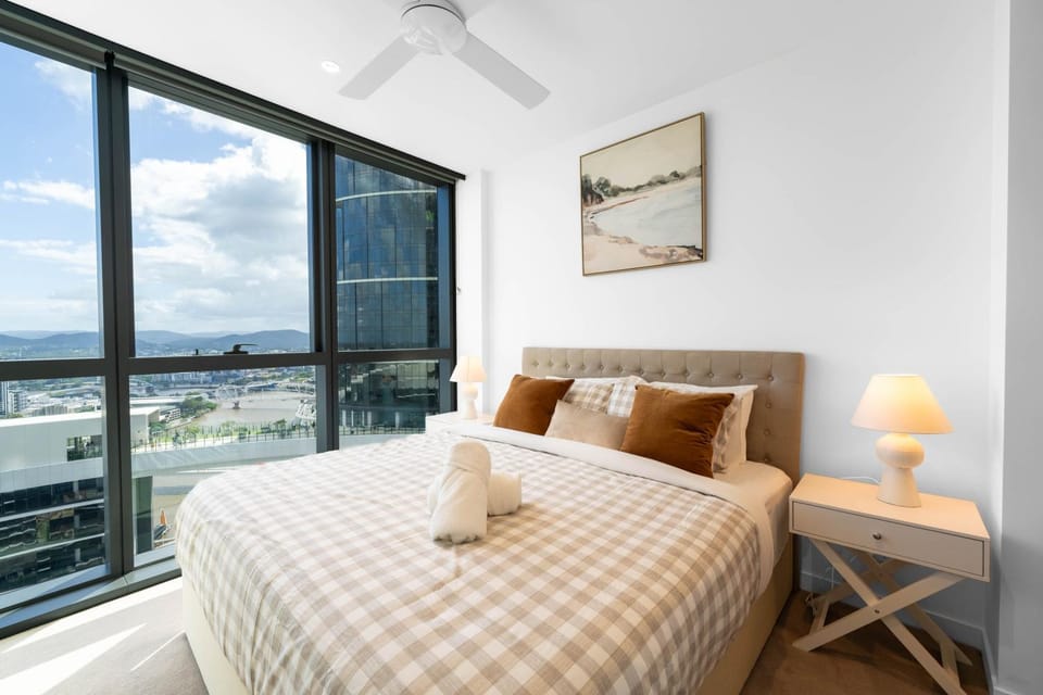 1BD apt in Queen's Wharf - Lv 31 Oracles Tower Apartment in Brisbane City