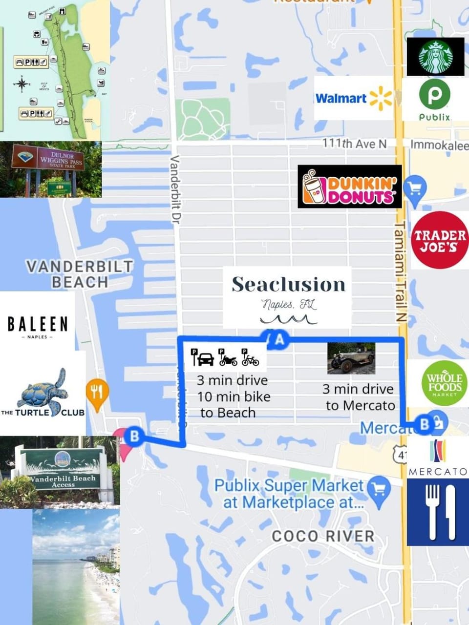Seaclusion - Luxury, Heated Pool Spa, Near Beach, 2 Dogs House in Naples Park