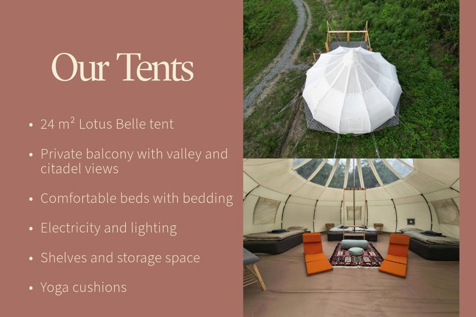 Peace Camp Gremi Luxury tent in Georgia