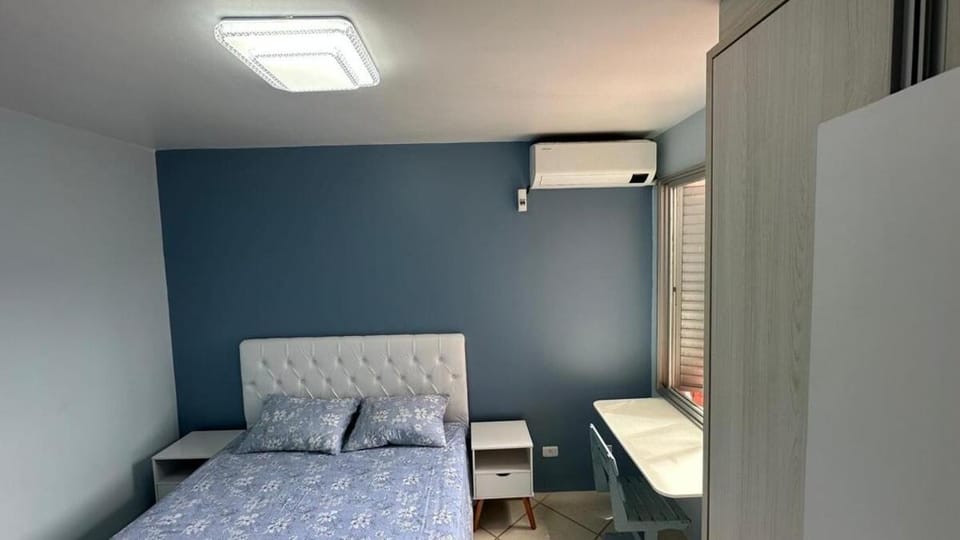 Bed, Photo of the whole room, Bedroom, air conditioner