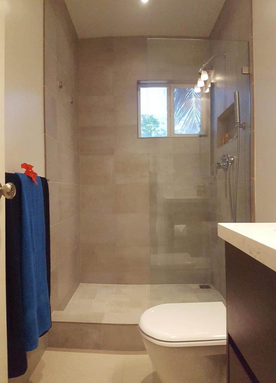 Shower, Toilet, Bathroom, towels